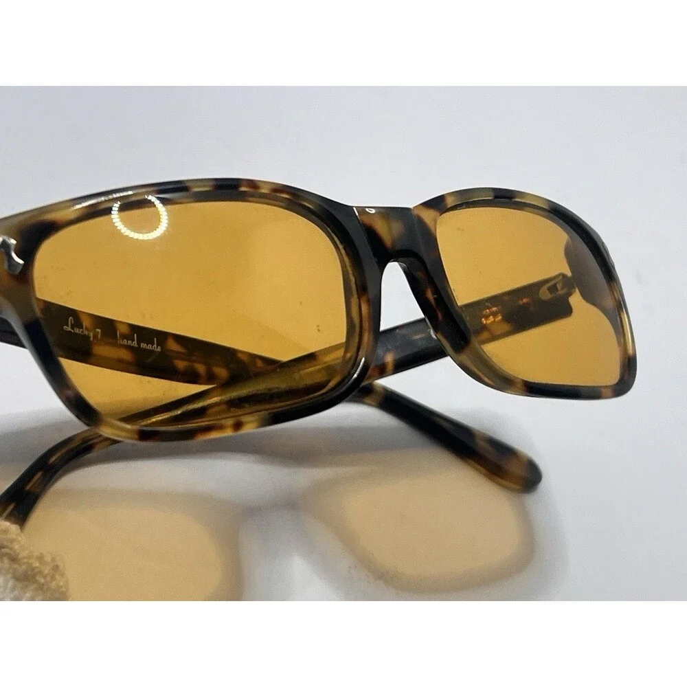 (Very Early Addition) Vintage Dita Lucky Seven Handmade Tortoise, Sunglasses